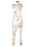 Mable Floral Ivory Jumpsuit Size M - photo 1