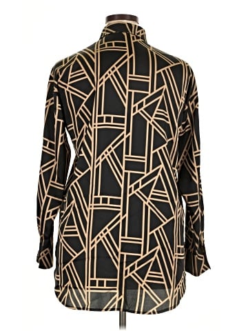 Karl Lagerfeld Paris Long Sleeve Button-Down Shirt (view 2)
