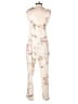 Mable Floral Ivory Jumpsuit Size M - photo 2