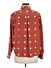 Pendleton 100% Polyester Stars Brown Long Sleeve Blouse Size Med Petite - photo 2