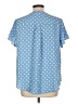 Torrid 100% Polyester Polka Dots Blue Short Sleeve Blouse Size Lg Plus (0) - photo 2
