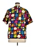 Ashley Stewart 100% Polyester Color Block Yellow Short Sleeve Blouse Size 14 - photo 2