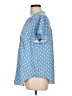 Torrid 100% Polyester Polka Dots Blue Short Sleeve Blouse Size Lg Plus (0) - photo 5