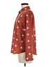 Pendleton 100% Polyester Stars Brown Long Sleeve Blouse Size Med Petite - photo 5