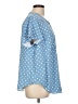 Torrid 100% Polyester Polka Dots Blue Short Sleeve Blouse Size Lg Plus (0) - photo 4