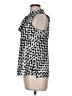 Anne Klein Houndstooth Silver Sleeveless Blouse Size M - photo 5