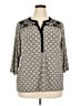 db established 1962 Gray 3/4 Sleeve Blouse Size 2X - photo 1