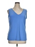 IMAN Blue Sleeveless T-Shirt Size XL - photo 1