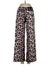 Jean-Pierre Klifa Animal Print Brown Casual Pants Size S - photo 1