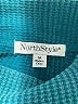 North Style 100% Cotton Teal Long Sleeve Top Size M - photo 7