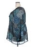 Sunny Leigh 100% Polyester Teal 3/4 Sleeve Blouse Size 2X - photo 5