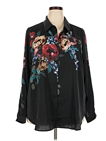 City Chic Long Sleeve Blouse (view 1)