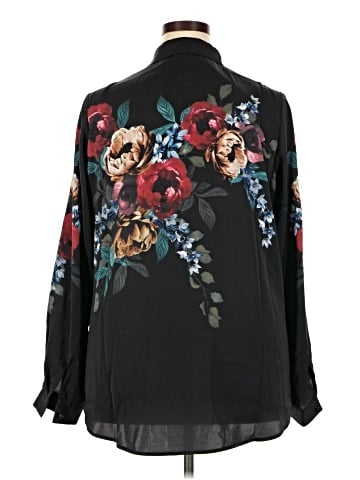 City Chic Long Sleeve Blouse (view 2)