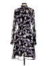 o.p.t Print Black Cocktail Dress Size M - photo 2