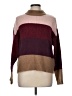 Rebecca Minkoff Color Block Burgundy Pullover Sweater Size M - photo 1