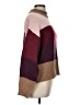 Rebecca Minkoff Color Block Burgundy Pullover Sweater Size M - photo 4