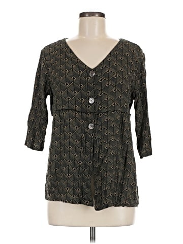 Nomadic Traders 3/4 Sleeve Blouse (view 1)