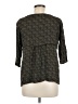 Nomadic Traders 100% Rayon Black 3/4 Sleeve Blouse Size M - photo 2