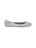 Garnet Hill Metallic Gray Flats Size 7 - photo 1