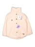 Roxy 100% Polyester Hearts Ivory Coat Size 5 - 6 - photo 1