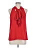 Milly Red Sleeveless Silk Top Size 6 - photo 1