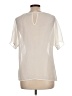 Worthington 100% Polyester Ivory Short Sleeve Blouse Size L - photo 2