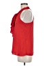 Milly Red Sleeveless Silk Top Size 6 - photo 5