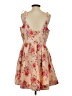 Old Navy 100% Polyester Floral Tan Casual Dress Size 1 - photo 2
