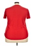 Unbranded Solid Red Short Sleeve Top Size 2XL - photo 2