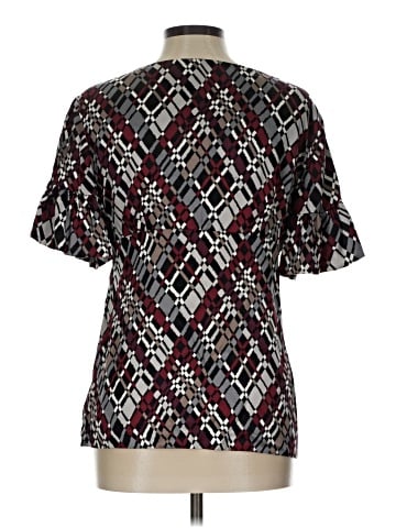 Trina Turk Short Sleeve Silk Top (view 2)