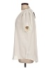 DR2 100% Polyester Ivory Short Sleeve Blouse Size L - photo 5