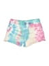 T2Love 100% Cotton Tie-dye Pink Shorts Size 10 - photo 2