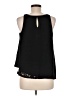 Xhilaration 100% Polyester Black Sleeveless Blouse Size M - photo 2