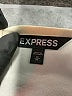 Express 100% Leather Ivory 3/4 Sleeve Blouse Size M - photo 7