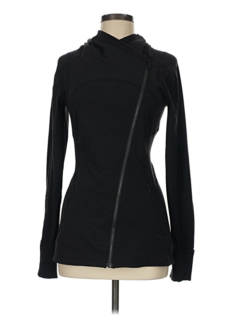 Pre-owned Lululemon Athletica Track Jacket In Black