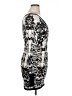 Cache Silver Cocktail Dress Size M - photo 4
