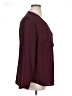 Jones Studio 100% Polyester Burgundy Long Sleeve Henley Size 1X - photo 4