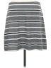 Express Stripes Gray Casual Skirt Size M - photo 1