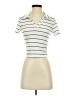 Caution to the Wind Ivory Short Sleeve Top Size XS (estimated) - photo 1