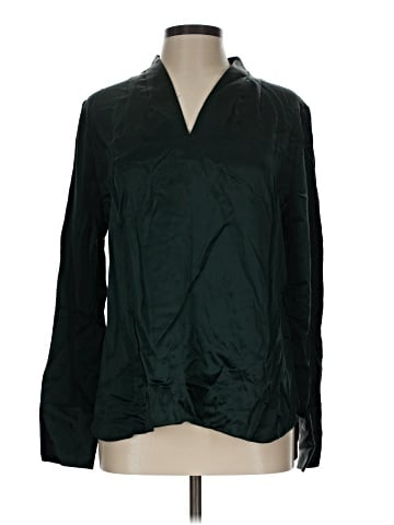 Elie Tahari Long Sleeve Silk Top (view 1)