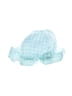 Rabbit Bear 100% Organic Cotton Checkered-gingham Teal Bucket Hat Size 3-6 mo - photo 1