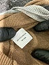 Worth New York 100% Wool/laine Color Block Tan Wool Pullover Sweater Size M - photo 8