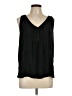 Merona 100% Polyester Black Sleeveless Blouse Size L - photo 1