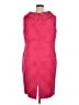 Tahari by ASL Argyle Pink Cocktail Dress Size 16 - photo 2