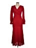 Shein 100% Polyester Red Cocktail Dress Size L - photo 1