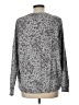 Athleta Animal Print Silver Pullover Sweater Size L - photo 2