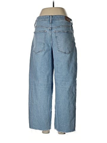Madewell The Curvy Perfect Vintage Wide-Leg Crop Jean in Altoona Wash: Raw-Hem Edition (view 2)