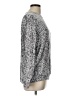 Athleta Animal Print Silver Pullover Sweater Size L - photo 4
