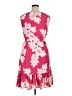 Talbots Floral Pink Cocktail Dress Size 14 Petite - photo 2