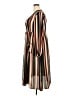 Torrid Stripes Brown Casual Dress Size 2X Plus (2) - photo 5